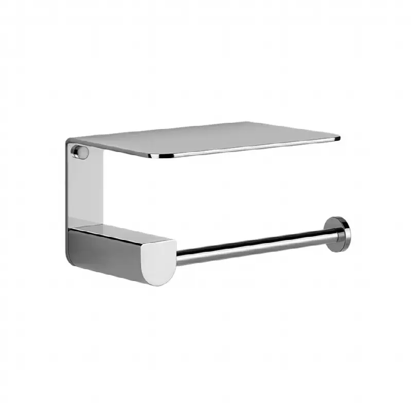 Wall-mounted tissue holder with cover