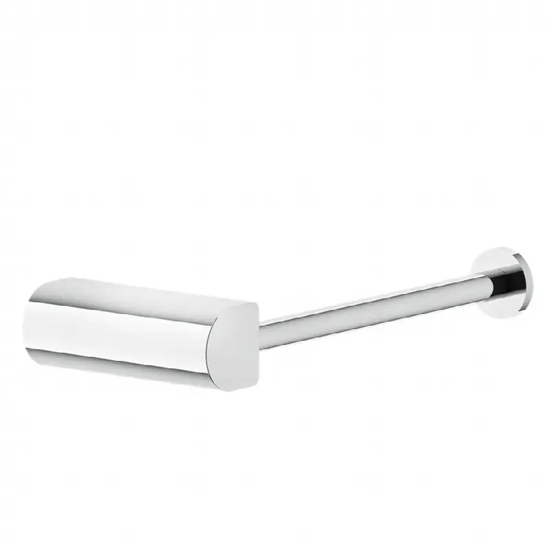 Wall-mounted tissue holder either vertical or horizontal