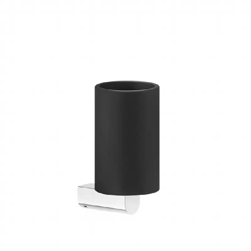 Wall-mounted holder, black
