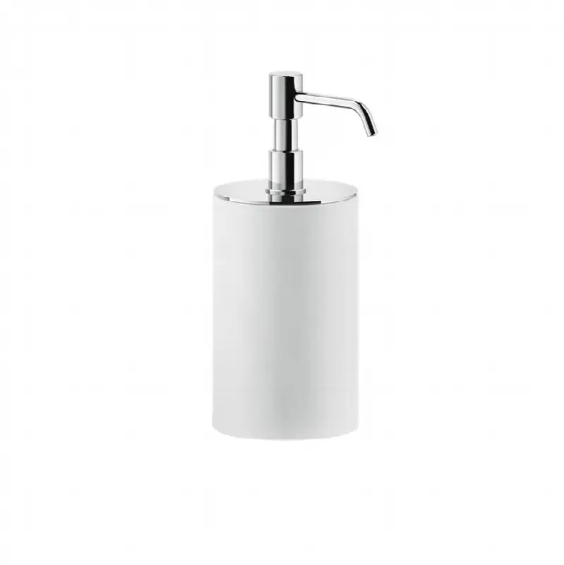 Standing soap dispenser holder, white