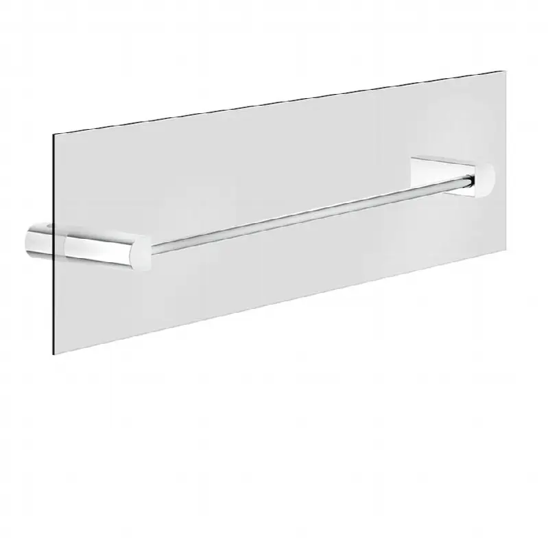24" towel rail for glass fixing