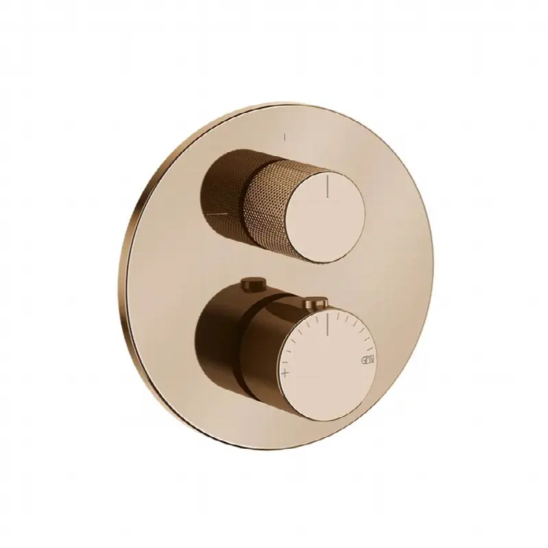 TRIM PARTS ONLY External parts for 3-way diverterthermostatic and volume control DIAMANTATO.