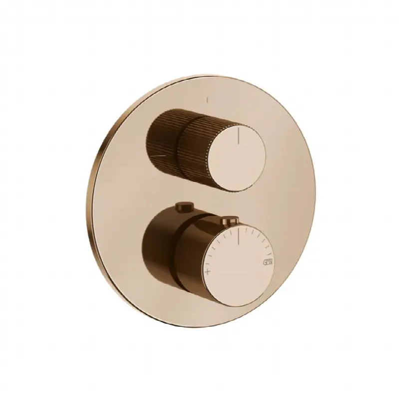 TRIM PARTS ONLY External parts for 2-way diverter thermostatic and volume control RIGATO.