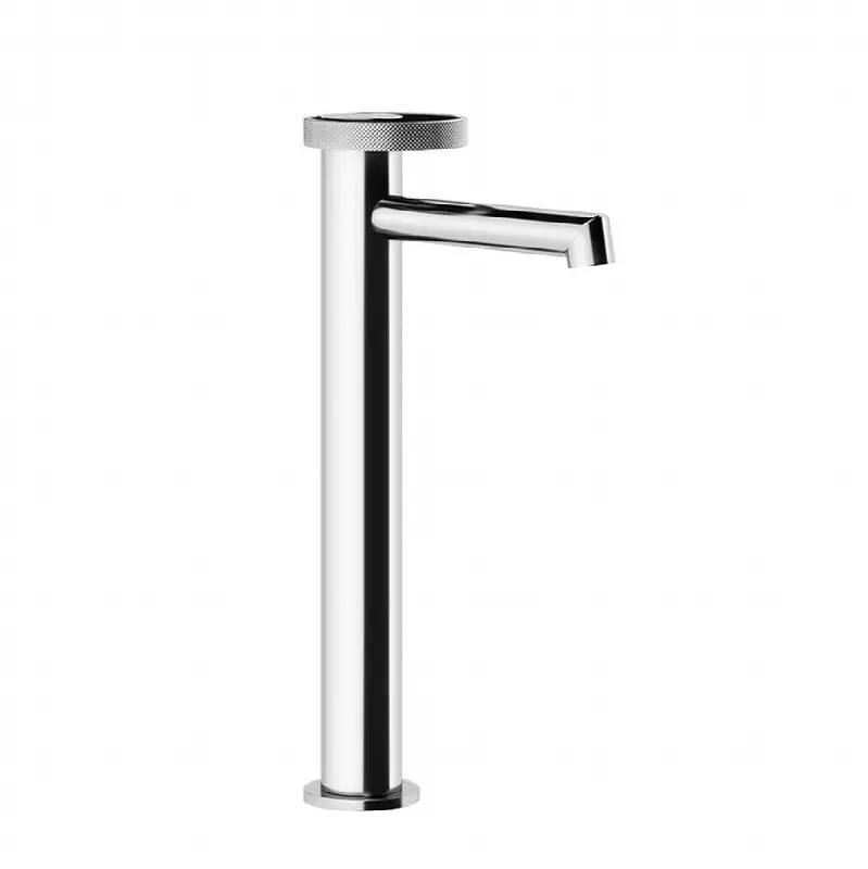 Tall single lever washbasin mixer without pop-up assembly