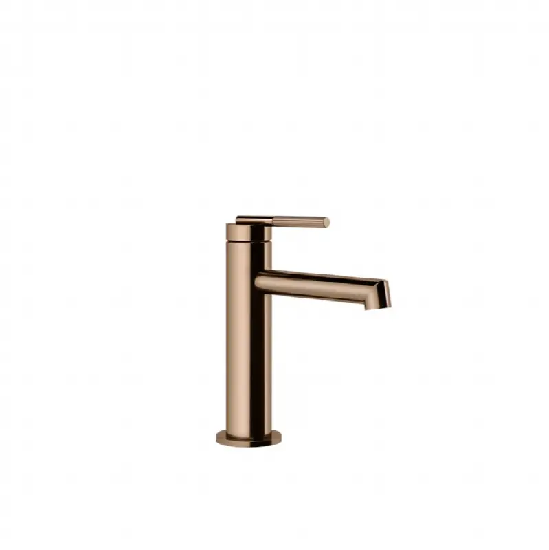 Single lever washbasin mixer without pop-up assembly
