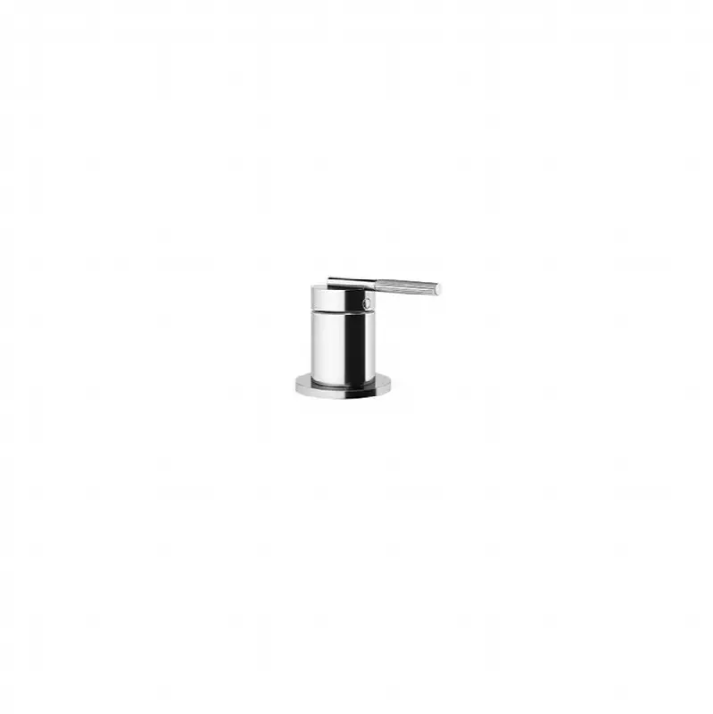 Deck-mounted washbasin mixer control