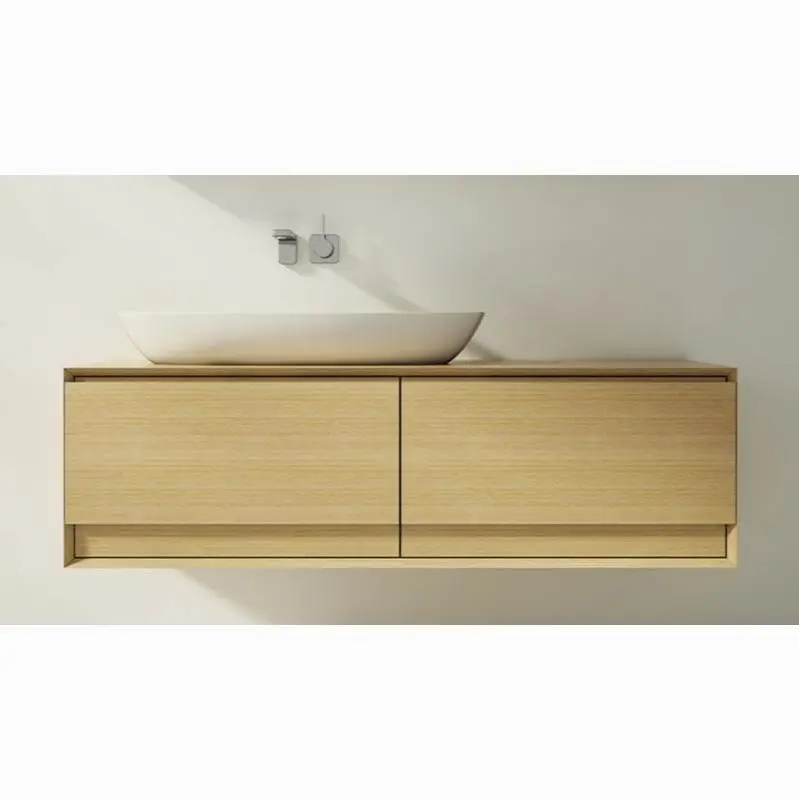 Furniture "M" - Vanity Wall-Mount 72 X 18 - Walnut Natural No Calico