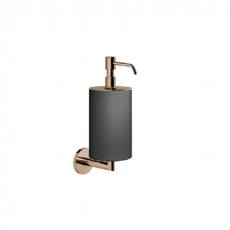 Wall-mounted black dispenser