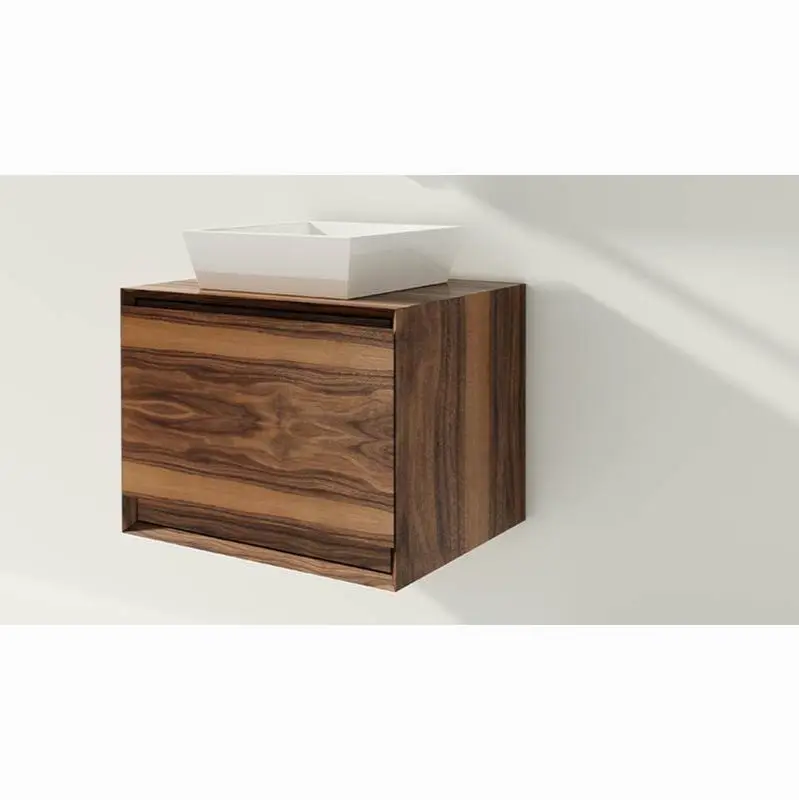 Furniture "M Metro" - Vanity Wall-Mount 18 X 18 - 18 Depth - Oak Coffee Bean
