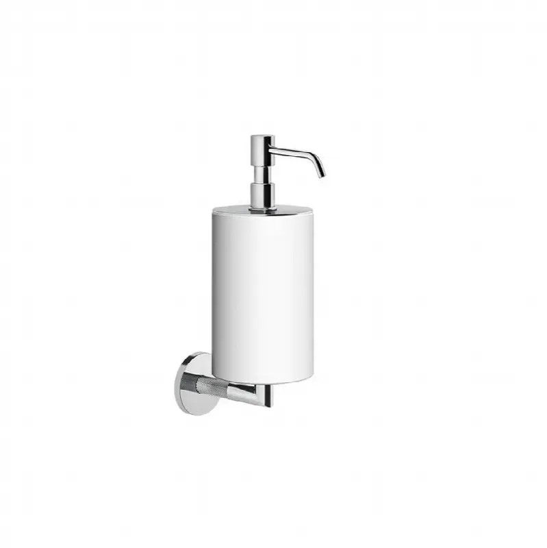 Wall-mounted liquid soap dispenser, white