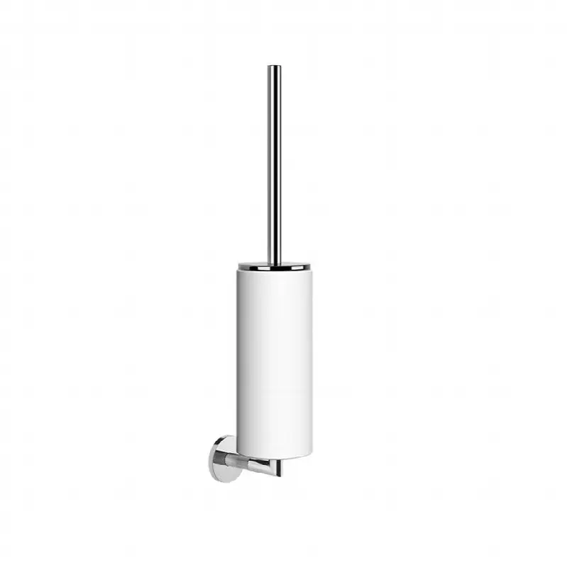 Wall-mounted brush holder, white