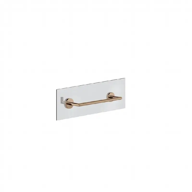 Towel rail for glass fixing - 12" Length