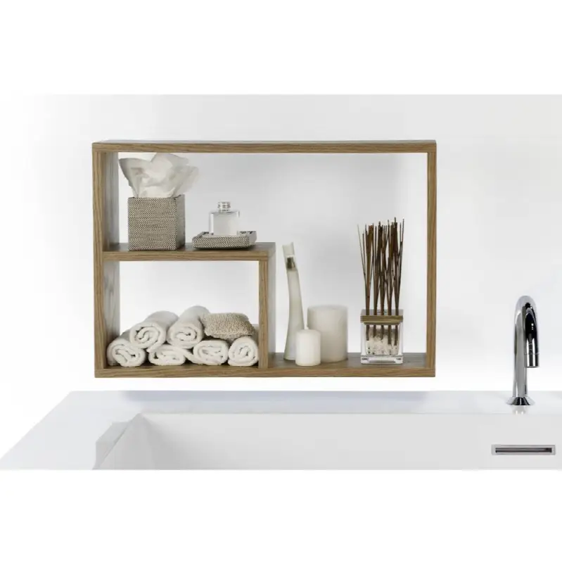 Furniture Niche - Wall Mounted - 26 X 18 - For Bc01, Bc02, Bc05 & Bc10 Bath - Oak Coffee Bean
