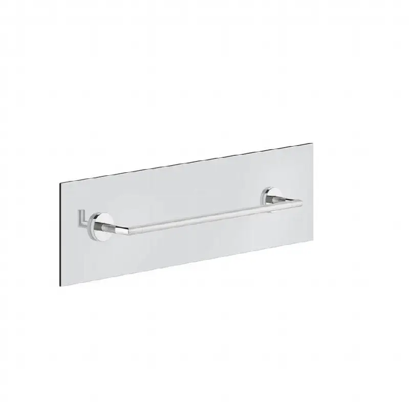 Towel rail for glass fixing - 18" length