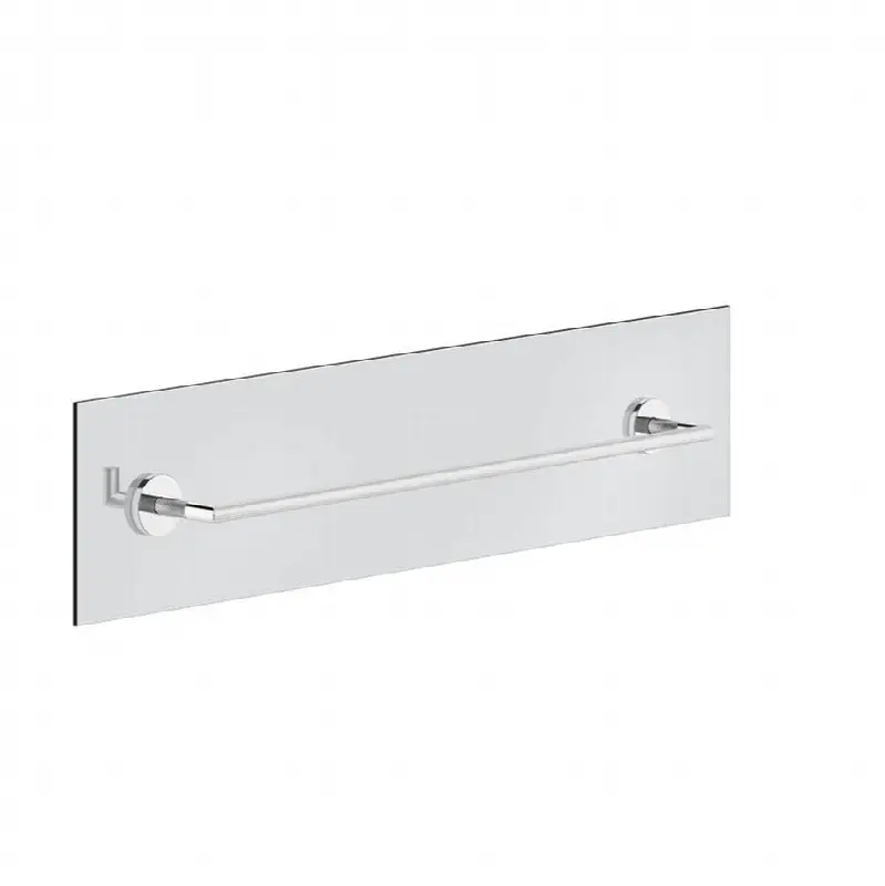 Towel rail for glass fixing - 24" length