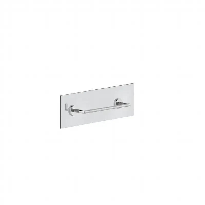 Towel rail for glass fixing - 12" length