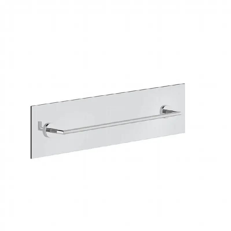 Towel rail for glass fixing - 24" length