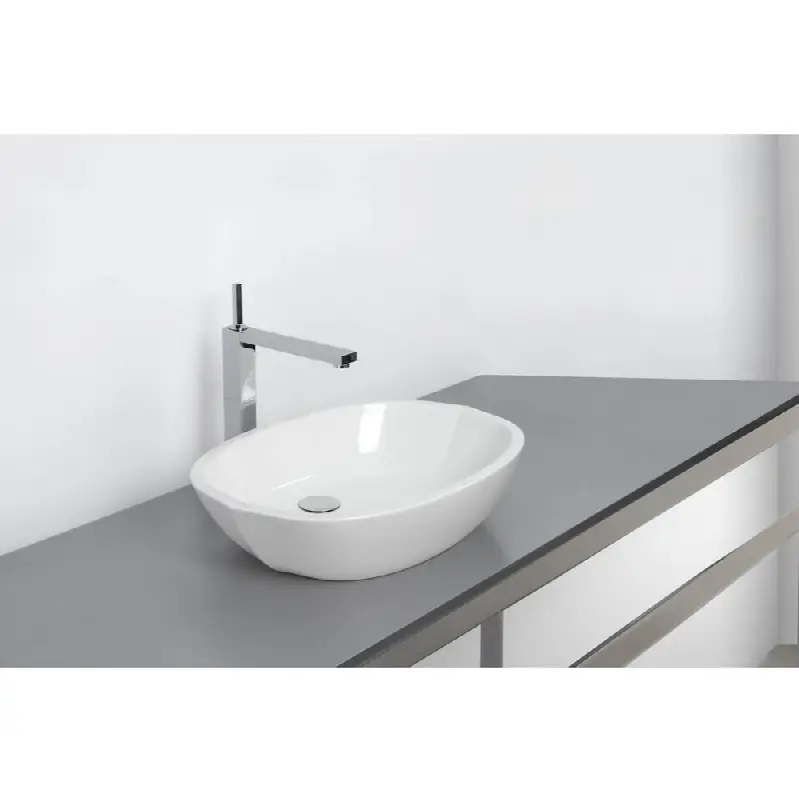 Lav - Be - 21 X 15 X 4 - Above Mount Vessel - White Dual