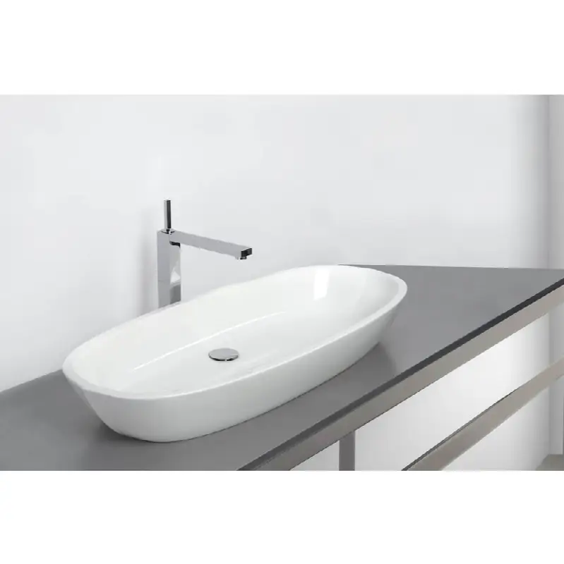 Lav - Be - 36 X 15 X 4 - Above Mount Vessel - White Dual