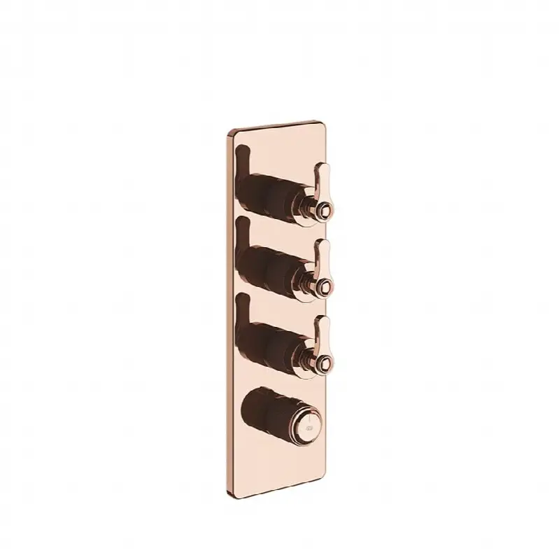 TRIM PARTS ONLY External parts for thermostatic with 3 volume controls