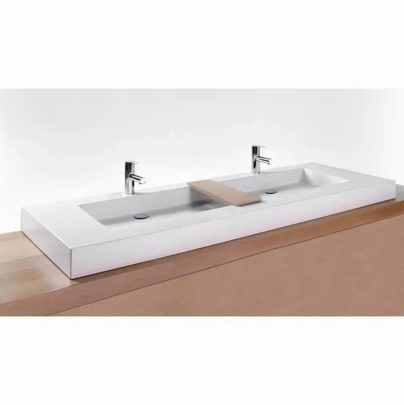Lav - Cube - 72 X 22 X 4 - Trough - Pc o/f - White True High Gloss