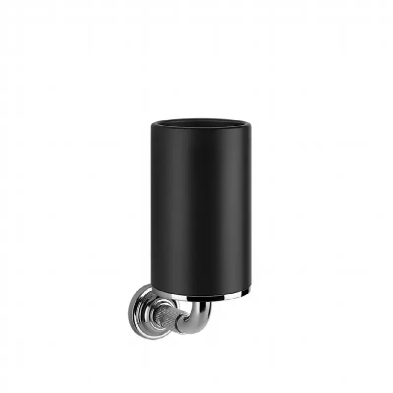 Wall-mounted holder, black
