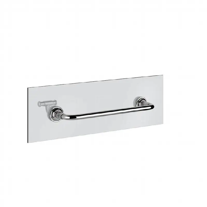Towel rail for glass fixing - 12" length