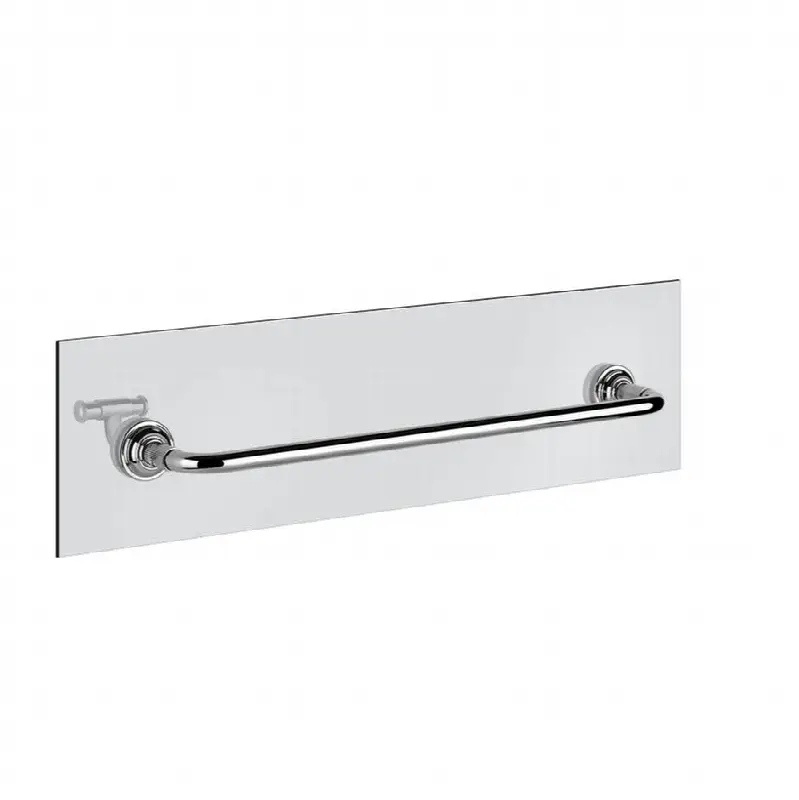 Towel rail for glass fixing - 18" length