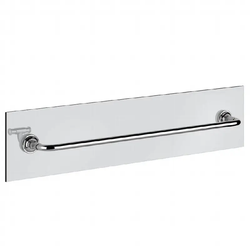 Towel rail for glass fixing - 24" length