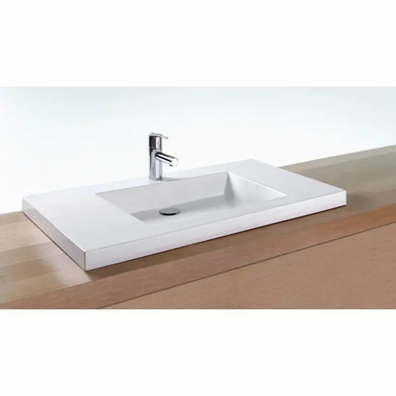 Lav - Cube Metro - 36 X 18 X 2 - Sb O/F - 3 Holes 8" C/C