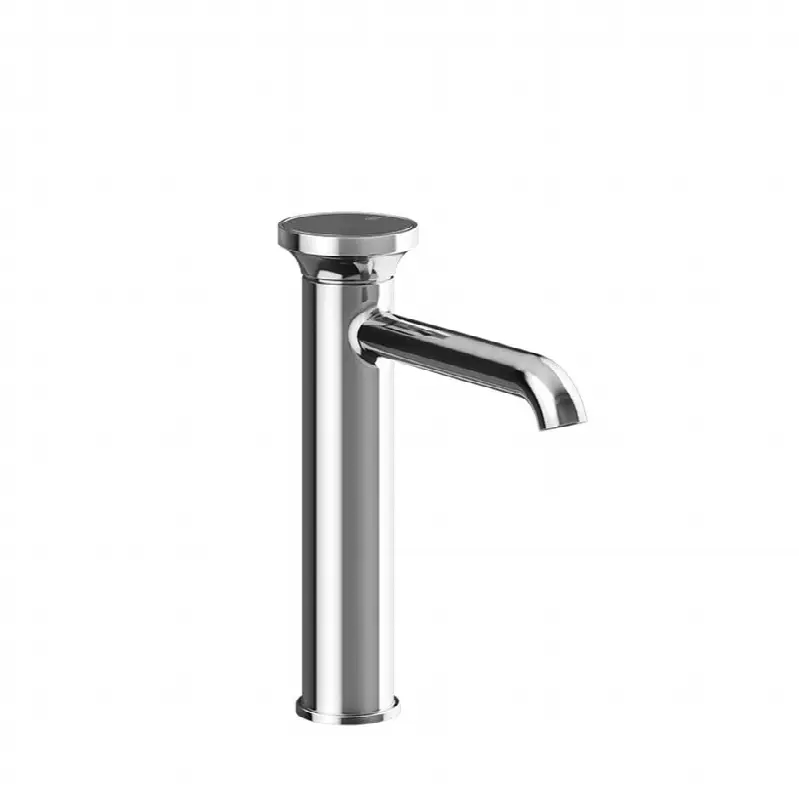 Medium single lever washbasin mixer without pop-up assembly.
