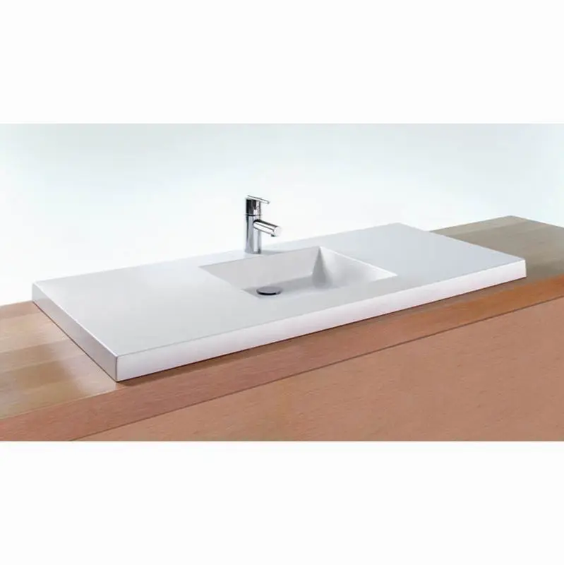 Lav - Cube - 48 X 22 X 2 - Center - Pc O/F - 3 Holes 8" C/C