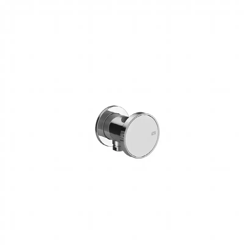 Wall elbow with built in water intake and fixed hook