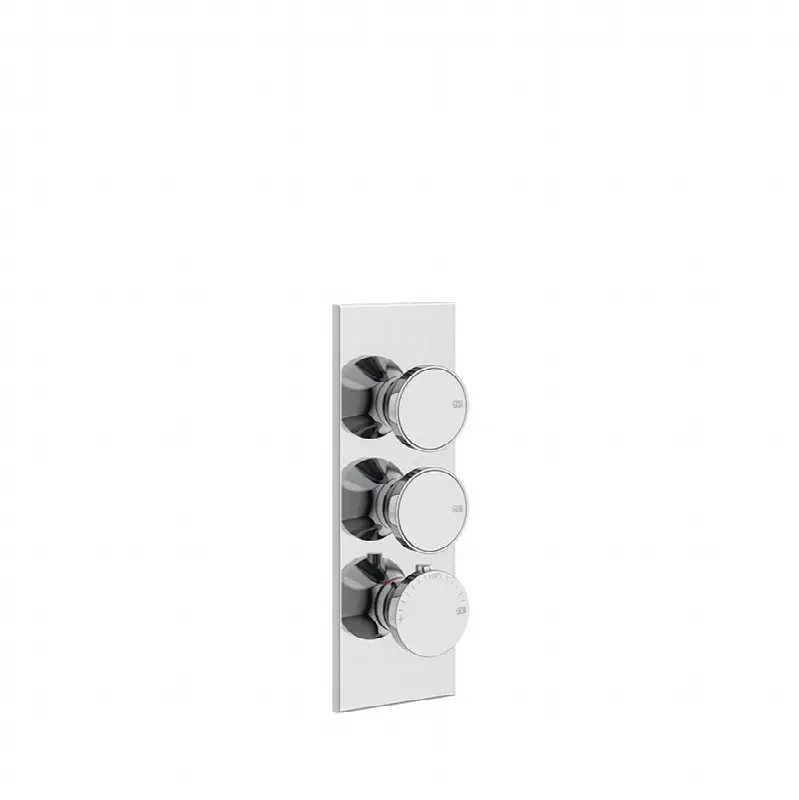 TRIM PARTS ONLY External parts for thermostatic with 2 volume controls