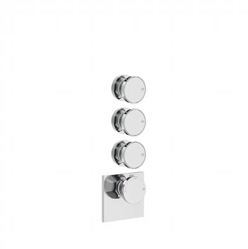 TRIM PARTS ONLY External parts for thermostatic with 3 volume controls