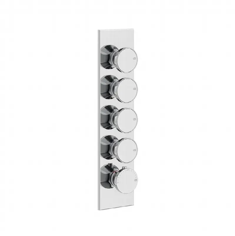 TRIM PARTS ONLY External parts for thermostatic with 4 volume controls