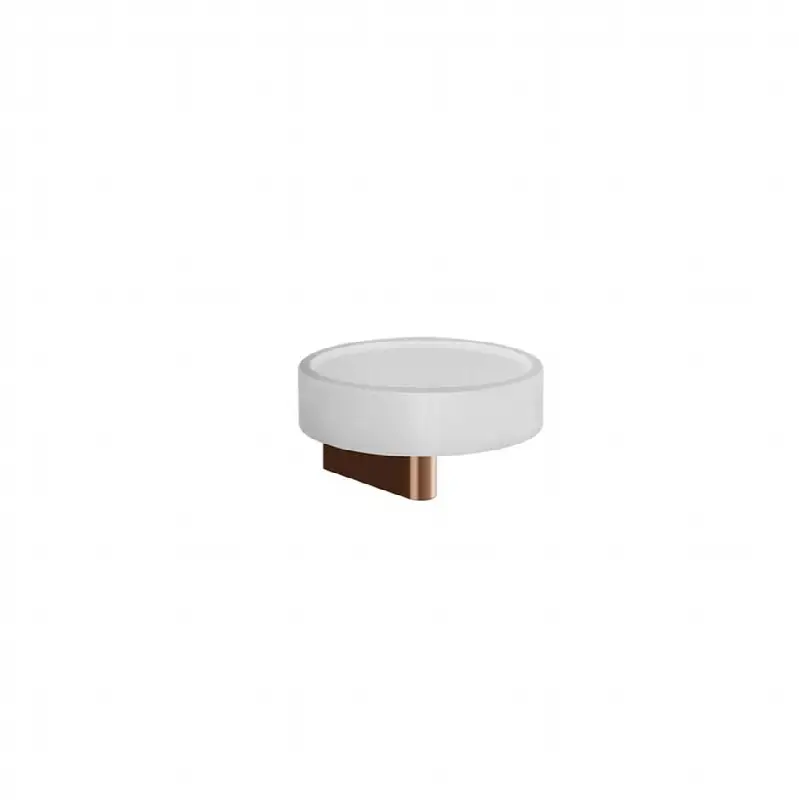 Wall-mounted soap dish, white