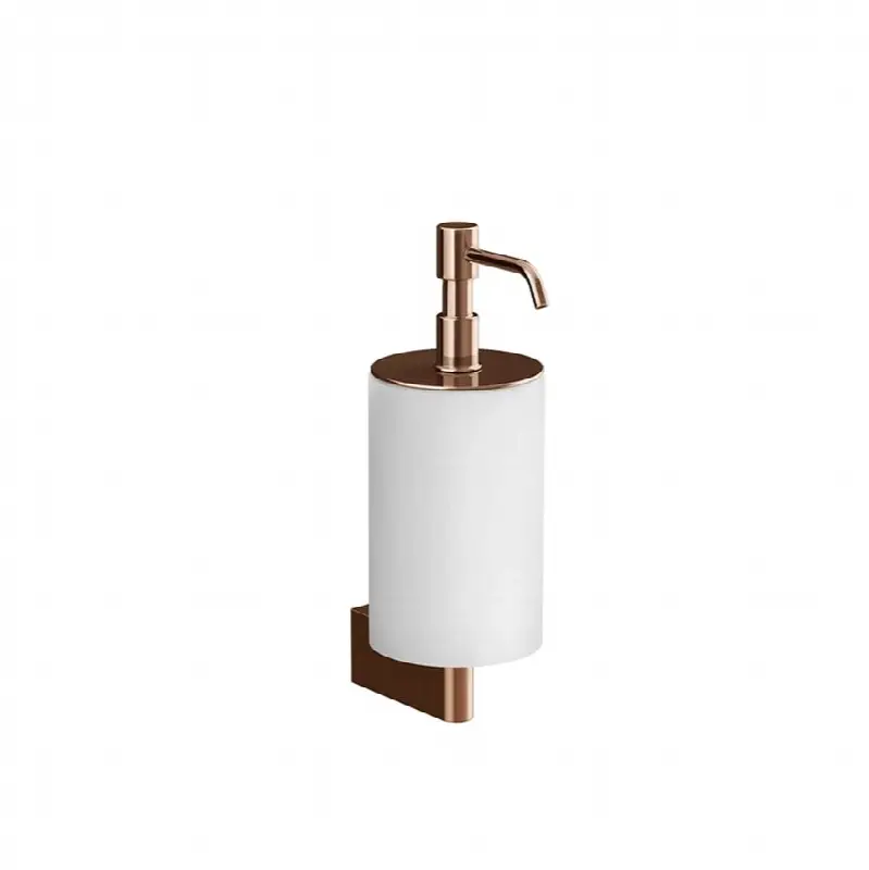 Wall-mounted liquid soap dispenser, white