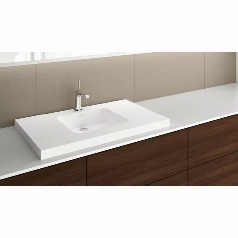 Lav - Deco - 36 X 22 X 2 - Sb O/F - 3 Holes 8" C/C