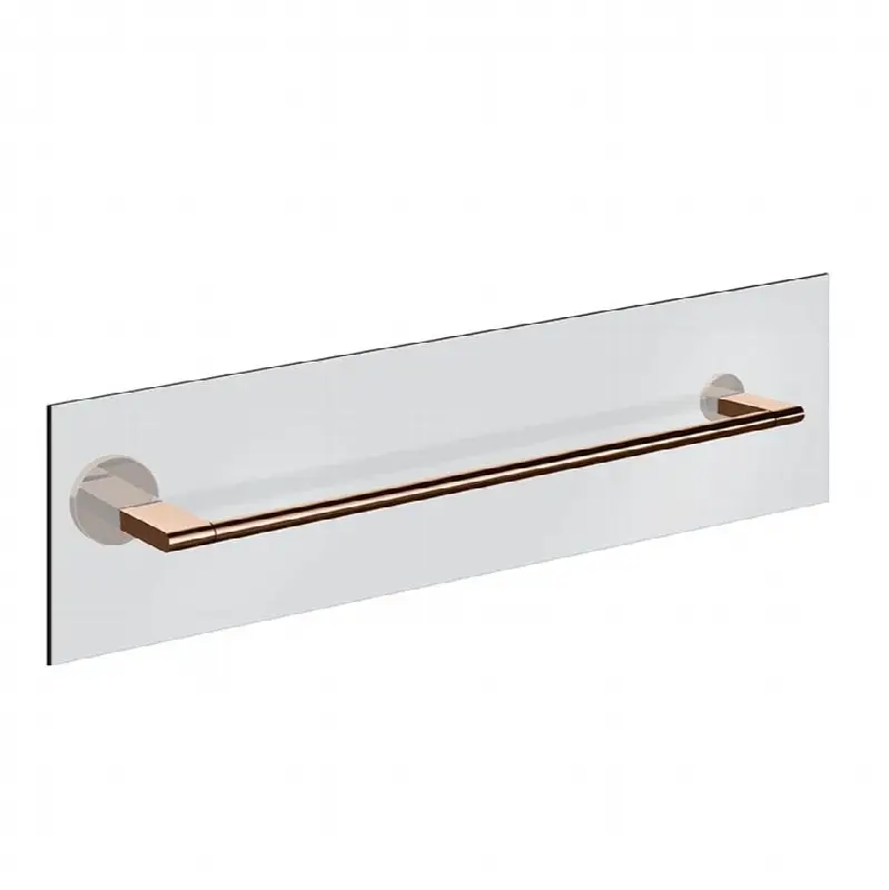 24" Towel rail for glass fixing