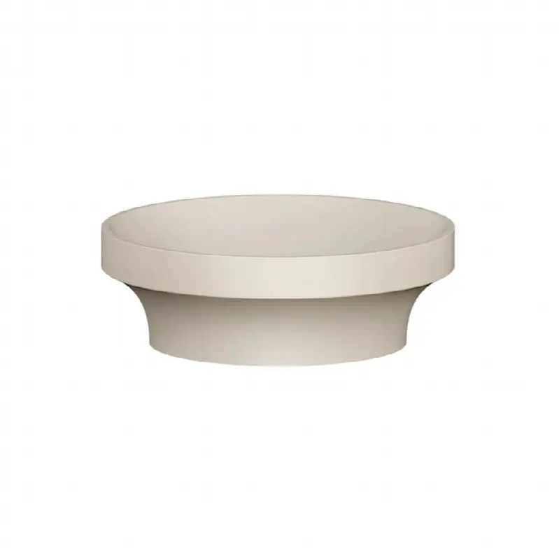Countertop washbasin in Cristalplant®, without overflow drain. Basin waste 01313 not included