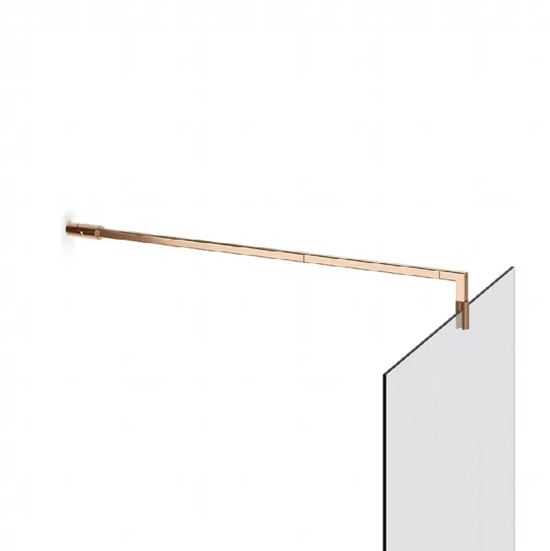 Stabilization arm for frameless shower enclosure. Customizable length. RIGATO