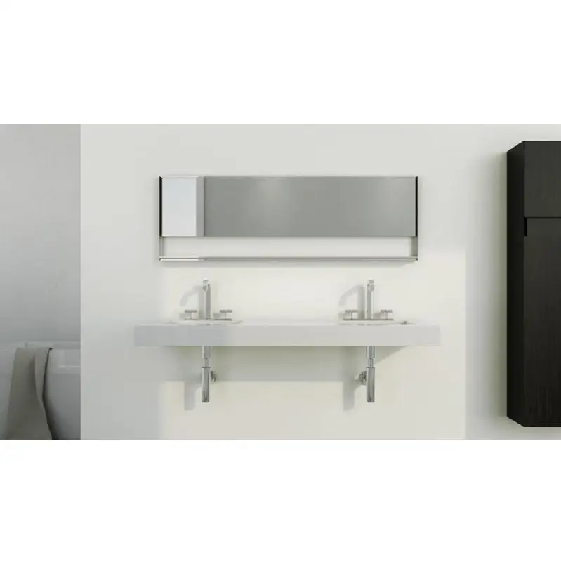 Bracket System For 36 Inch Lavatory - Stainless Steel