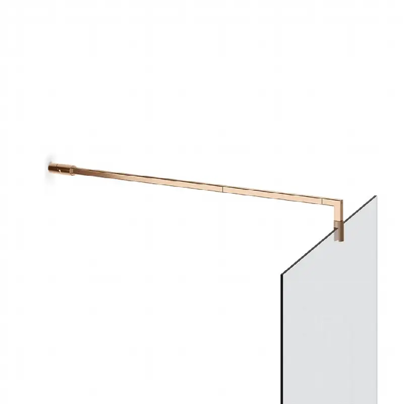Stabilization arm for frameless shower enclosure. Customizable length. DIAMANTATO.