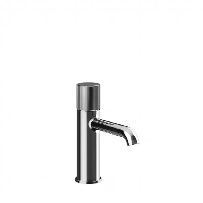 Single lever washbasin mixer without pop-up assembly. RIGATO