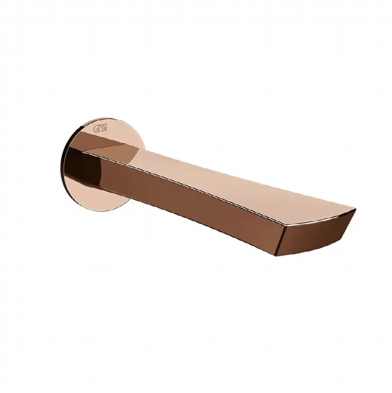 Wall-mounted bath spout only