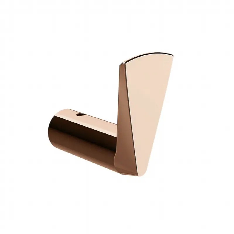 Wall-mounted robe hook.