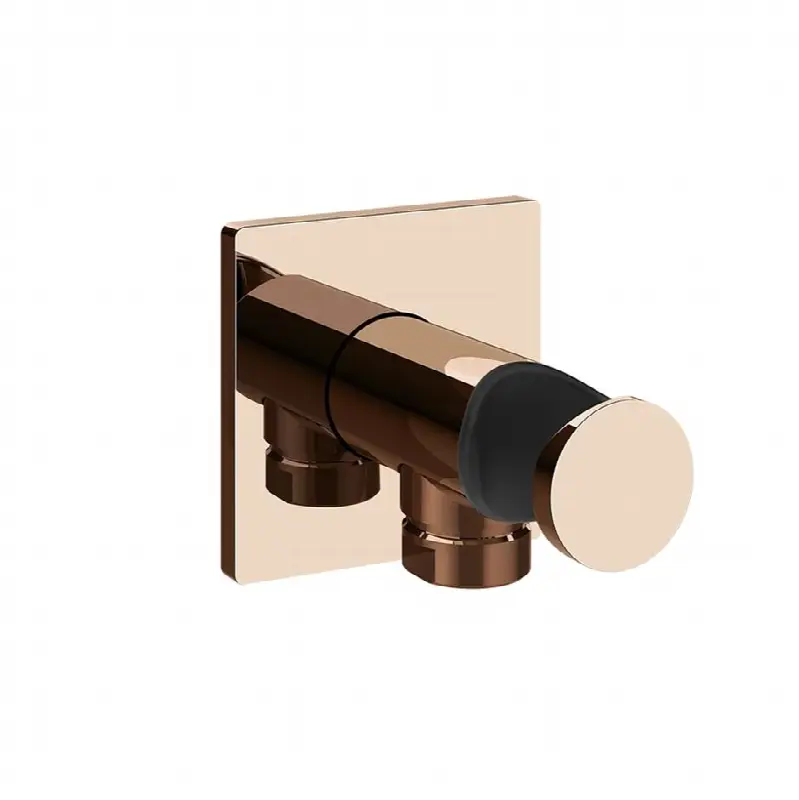 Wall elbow with built-in water intake and fixed hook