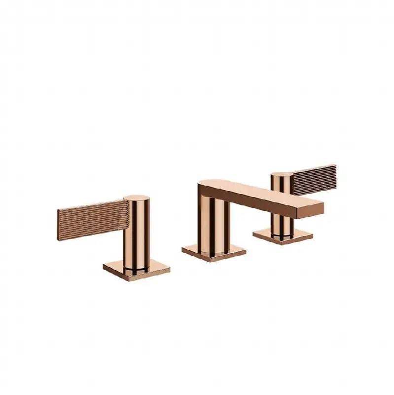 Widespread washbasin mixer without pop-up assembly. RIGATO
