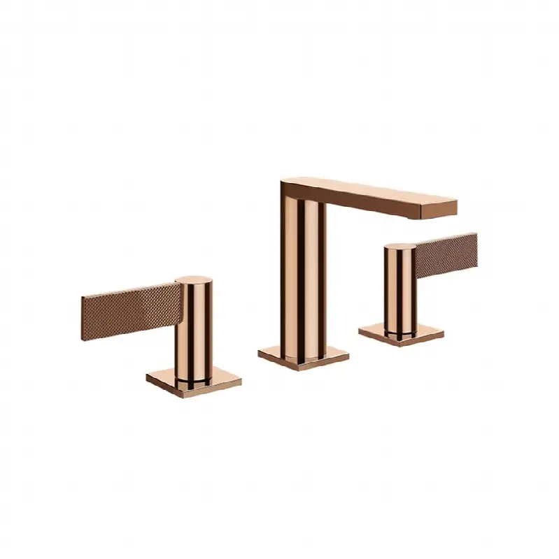 Widespread washbasin mixer without pop-up assembly. DIAMANTATO